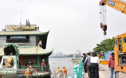 Chủ phương tiện không hợp tác khi bị cưỡng chế, tháo dỡ du thuyền trên Hồ Tây