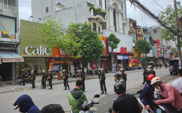 Hàng chục cảnh sát xuất hiện trước nhà trùm giang hồ Tuấn thần đèn ở Thanh Hóa