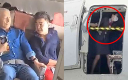 Vụ khách tự mở cửa thoát hiểm máy bay: Khoảnh khắc ghi lại phản ứng của nữ tiếp viên hàng không "gây bão"