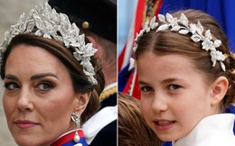 Công nương Kate nhận 10 điểm khéo léo khi cùng con gái phá vỡ truyền thống trong Lễ đăng quang của Vua Charles III