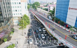 Cầu vượt chữ C đầu tiên ở Hà Nội thông xe sau nhiều lần lỡ hẹn