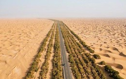 Bí ẩn đằng sau công trình cao tốc xuyên sa mạc dài nhất thế giới, dọc theo khu vực cực giàu tài nguyên dầu khí của Trung Quốc