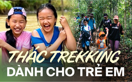 Các gia đình trẻ làm mới kỳ nghỉ hè bằng cách trekking thác Lưu Ly gần TP.HCM