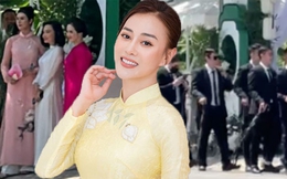 Những hình ảnh đầu tiên trong lễ ăn hỏi Phương Oanh - Shark Bình: Cô dâu lộ diện, Hoa hậu Ngọc Hân góp mặt!
