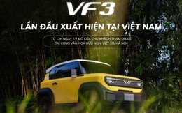 Ô tô điện mini VF3 của Vinfast chính thức ra mắt chỉ sau một tháng công bố