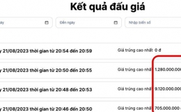 Trước 'giờ G' loạt biển số 49-53 vẫn 'đắt hàng', trúng đấu giá thử đến hơn 9 tỷ đồng