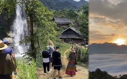 Nằm kế Tà Xùa, 'bản làng trên mây' với trải nghiệm xay gạo, tắm thác