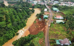 Thêm 2 vụ nứt đất, sụt lún nghiêm trọng ở Ðắk Nông