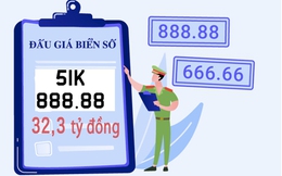 30 năm chờ đợi đấu giá biển số: Từ “hàng trăm cuộc giải trình” đến 82,3 tỷ đồng cho sự khởi đầu