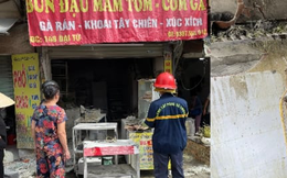 Cháy cửa hàng bún đậu mắm tôm trên phố Hà Nội
