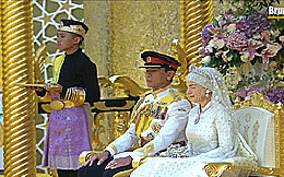 Chiêm ngưỡng lễ cưới hoành tráng của Hoàng tử Brunei