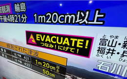 Động đất mạnh ở Nhật Bản: Ít nhất 6 người thiệt mạng, gần 100.000 người được lệnh sơ tán