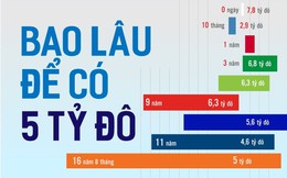 Bao lâu để cán mốc 5 tỷ USD vốn hóa: FPT "cặm cụi" gần 17 năm, Hòa Phát, Masan, Vingroup,... mất cả chục năm còn Vinhomes sinh ra ở vạch đích