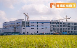 Toàn cảnh đại công trường xây nhà máy 15.000 tỷ của Foxconn để sản xuất linh kiện cho Apple tại Bắc Giang