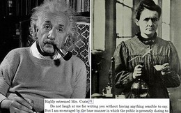 Albert Einstein đã viết những gì trong bức thư gửi Marie Curie vào năm 1911?