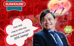 Shark Phú chơi lớn: Thưởng tất cả nhân viên 30% lương nhân dịp sinh nhật Sunhouse!