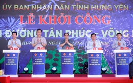 Hưng Yên khởi công tuyến đường 'trục xương sống' thứ 3 của tỉnh, quy mô gần 3.000 tỷ đồng