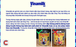 Vinamilk phản hồi chính thức về việc KOL hoá trang Halloween thành Ông Thọ: Yêu cầu ngưng sử dụng