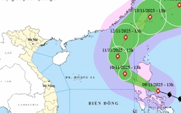Bão Fung-Wong mạnh lên đầu cấp siêu bão, liên tục đổi hướng khi vào Biển Đông