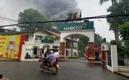 Cháy lớn tại Nhà máy Bia Hà Nội Habeco