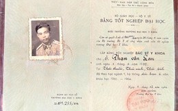 Tấm bằng đại học Y gần 60 năm tuổi và câu chuyện về một bác sĩ quân y