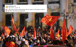 Fanpage Bộ Công an post 1 ảnh “nhắc khéo” người dân trong đêm Việt Nam vô địch