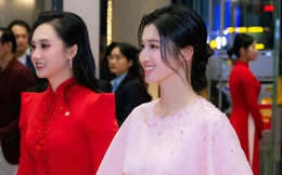 Á hậu Phương Nhi và chị dâu Bùi Lan Anh đọ sắc trong một khung hình: Con dâu nhà tỷ phú quá đẹp!