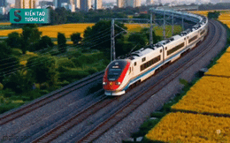 Viễn cảnh choáng ngợp khi tàu 350km/h băng qua cánh đồng lúa chín và bờ biển đẹp như tranh vẽ ở Việt Nam