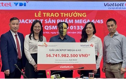 Chơi không quá 50.000 đồng/lần, người đàn ông Hà Nội trúng Vietlott hơn 56 tỷ đồng