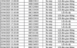 147 chủ xe máy mang biển số sau nhanh chóng nộp phạt nguội theo Nghị định 168