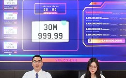 Biển số 30M-999.99 vừa trúng đấu giá với số tiền rẻ "bất ngờ"