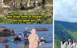 Vì sao câu 'mời đoàn mình di chuyển lên núi giúp em' thành hot trend?