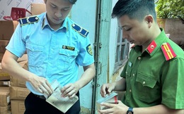 Lật tẩy kho mặt nạ Lucenbase nhập lậu giữa Thủ đô: 15.000 sản phẩm không rõ nguồn gốc