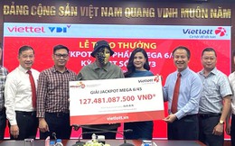 Kiên trì mua một dãy số theo tấm voucher được tặng, nam thanh niên trúng Vietlott hơn 127 tỷ đồng