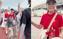 Dàn sao Việt luyện tập diễu hành tại sân Mỹ Đình: Thu Quỳnh hào hứng mong chờ 1 điều, Thanh Sơn - Khánh Vy - vợ chồng Salim góp mặt!