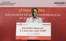 Một nhân viên văn phòng tại TP.HCM vừa trúng Vietlott hơn 21 tỷ đồng