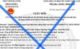 Nóng: Cơ quan thuế cảnh báo đến người nộp thuế nhận được thông tin sau