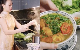 Mâm cơm cá rô phi mùa thu của Phương Oanh