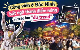 Một đời sống cực nhộn nhịp xung quanh Công viên Lãm Làng nổi tiếng Bắc Ninh: Đông vui như Phố đi bộ Hà Nội