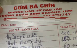 Ghé quán cơm bình dân, tài xế bức xúc vì nửa con gà giá 300.000 đồng