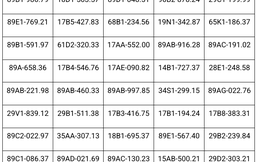 Công an đề nghị 580 chủ phương tiện sau nhanh chóng nộp phạt nguội theo Nghị định 168