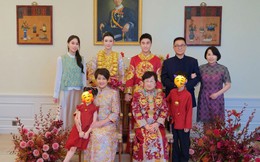 Ái nữ vua sòng bài Hà Siêu Hân bất ngờ khoe loạt ảnh đám cưới anh trai: Đại gia đình 4 thế hệ hội tụ, cô dâu đeo cả "núi" vàng