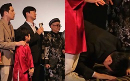 Tổng giám đốc hãng phim quỳ gối mong khán giả ủng hộ 'Mùi phở'