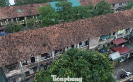 Cận cảnh khu tập thể ở Hà Nội trước khi phá dỡ để xây chung cư cao 34 tầng