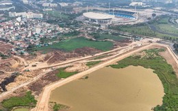 Tăng tốc thi công dự án hồ điều hòa 800 tỷ đồng gần sân Mỹ Đình