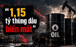 Thế giới mất 1,15 tỷ thùng dầu chỉ trong 4 tháng