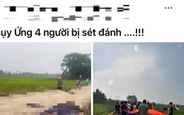 Thực hư thông tin '4 người bị sét đánh' ở Hà Nội