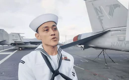 Bất ngờ lời chào tiếng Việt trên tàu sân bay Mỹ
