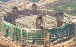 Đại công trường sân vận động 60.000 chỗ tại Hưng Yên sau gần 11 tháng thi công