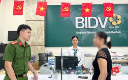Phát hiện người phụ nữ SN 1970 đến chuyển khoản 25.000.000 đồng, nhân viên ngân hàng BIDV lập tức trình báo Công an chặn đứng giao dịch
